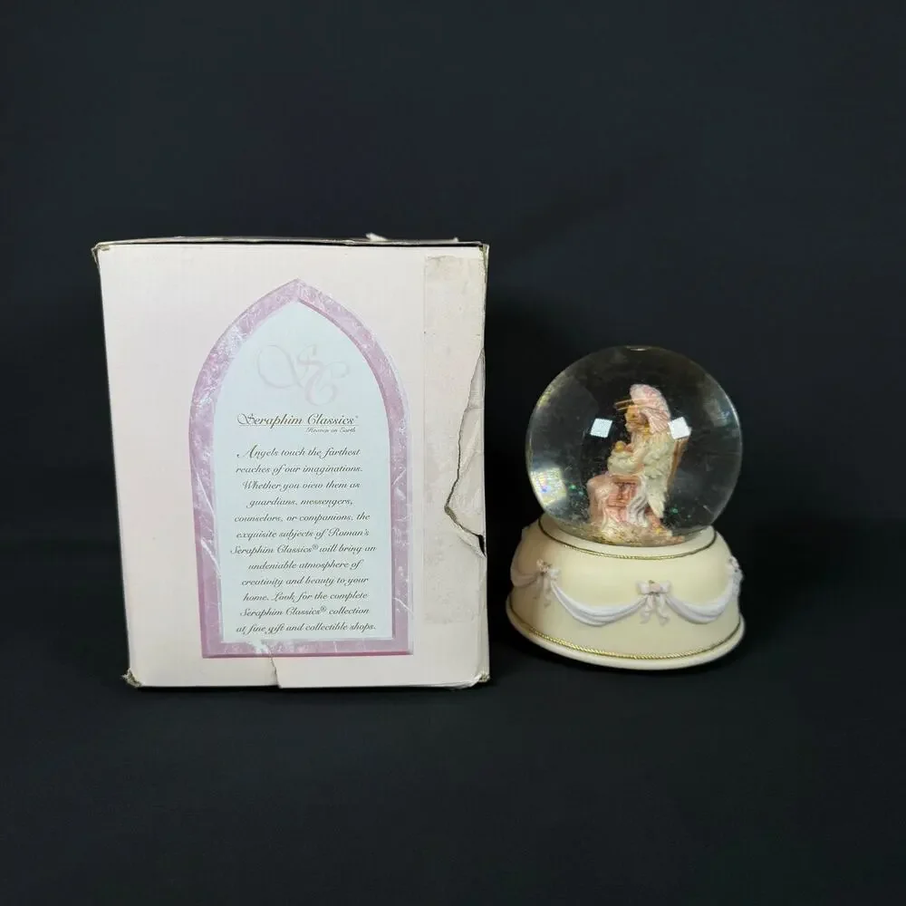 Seraphim Classics Friendship Musical Waterglobe #96698 1999 by Roman Inc